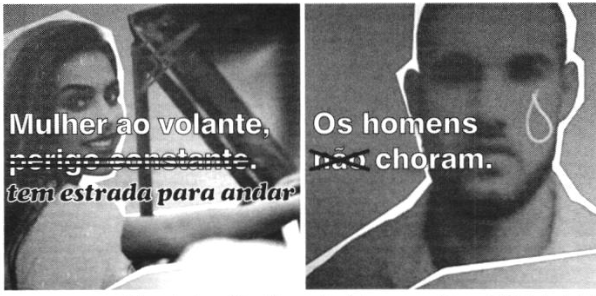Mulher ao volante, tem estrada para andar. Os homens choram. 