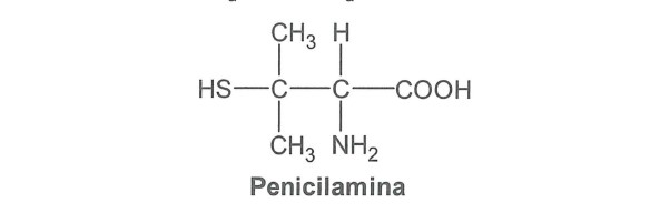 A penicilamina é um medicamento de uso oral[...] | Enembulando